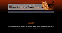 Desktop Screenshot of czechmalefoot.com